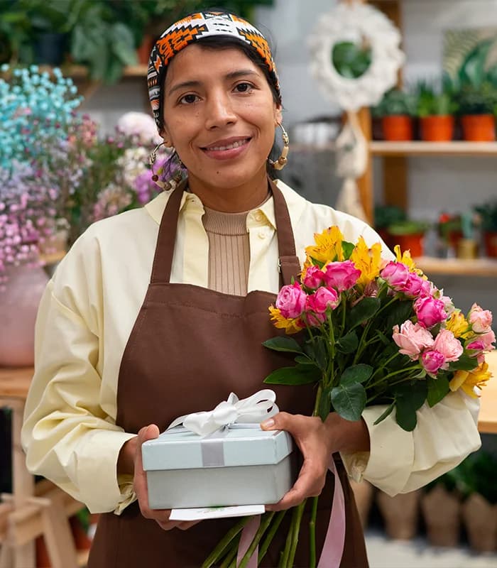 Mujer microempresaria Prosperemos